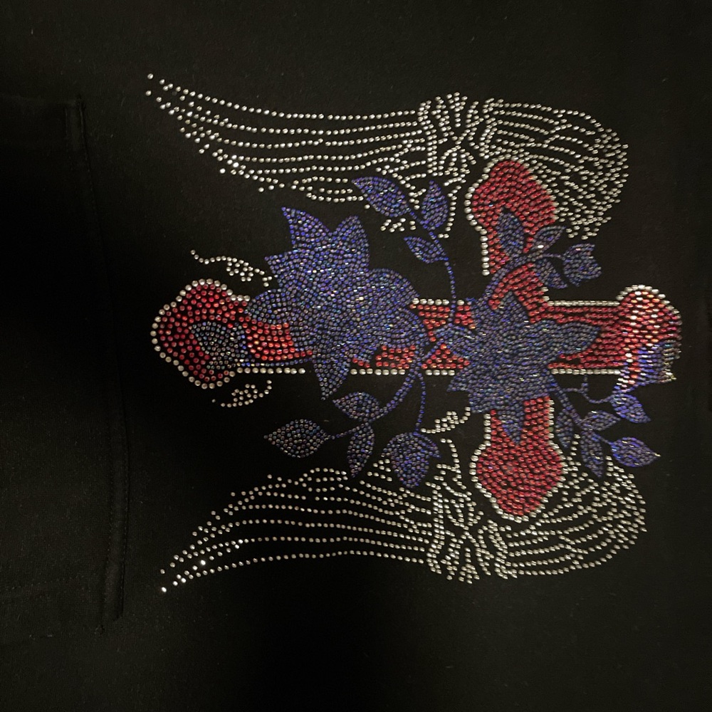 Embellished Black Sweater